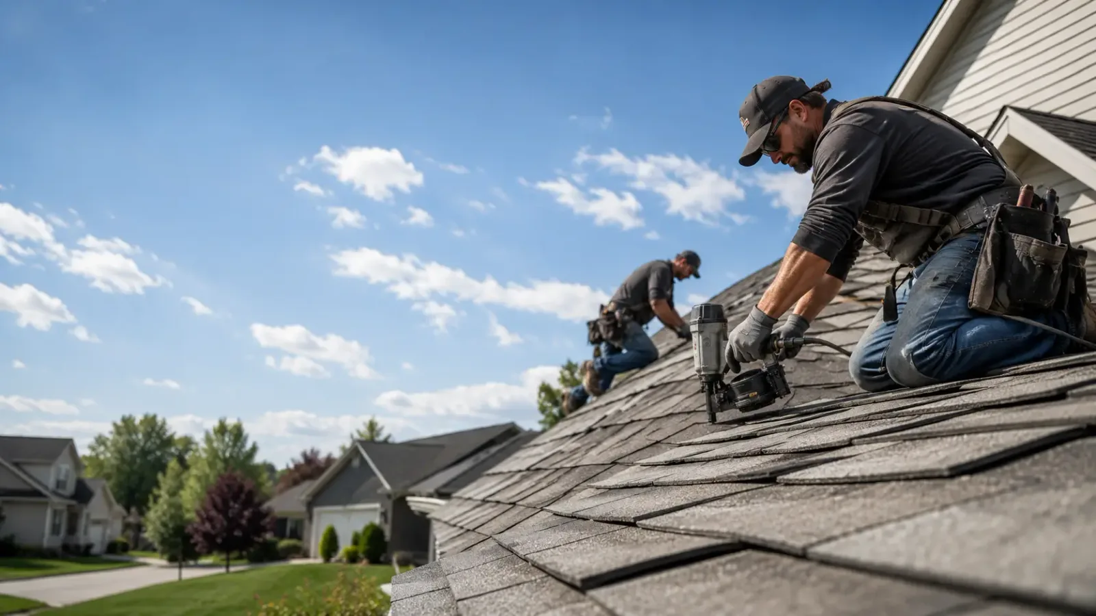 Storm Damage Roof Repair in Marshall, WA near me